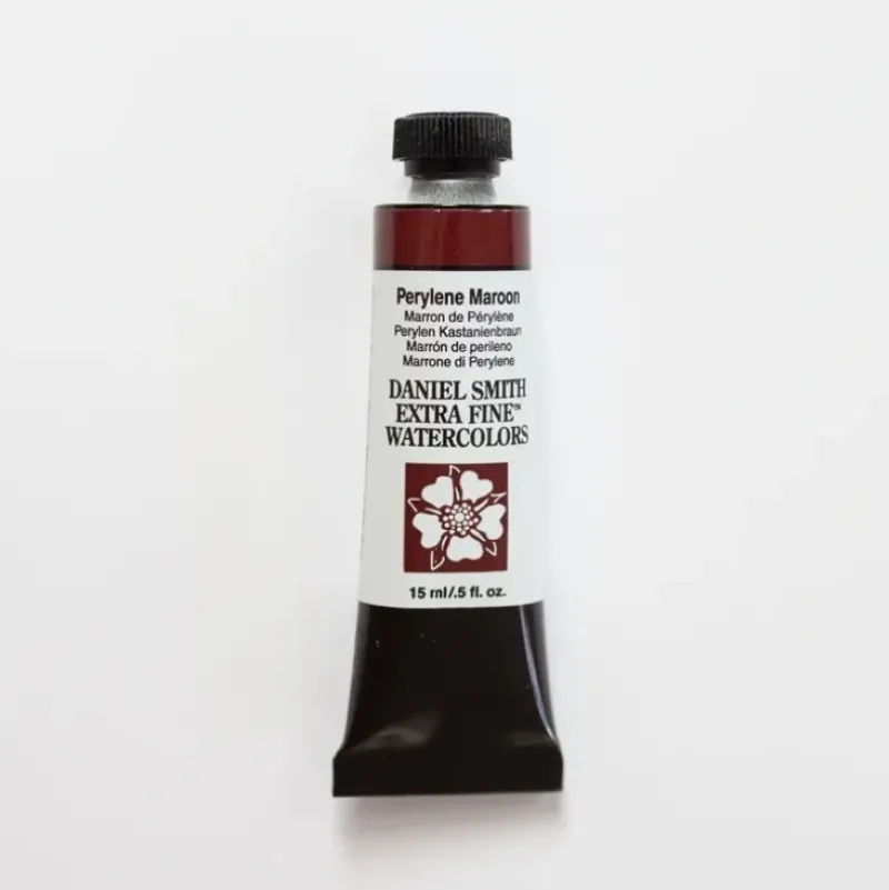 Daniel Smith Watercolor 15ml Extra Fine Perylene Maroon 3 - Little Painter Art | Exploring the Endless Possibilities of Art| Pigment