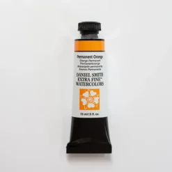 Daniel Smith Watercolor 15ml Extra Fine Permanent Orange 3 - Little Painter Art | Exploring the Endless Possibilities of Art| Pigment