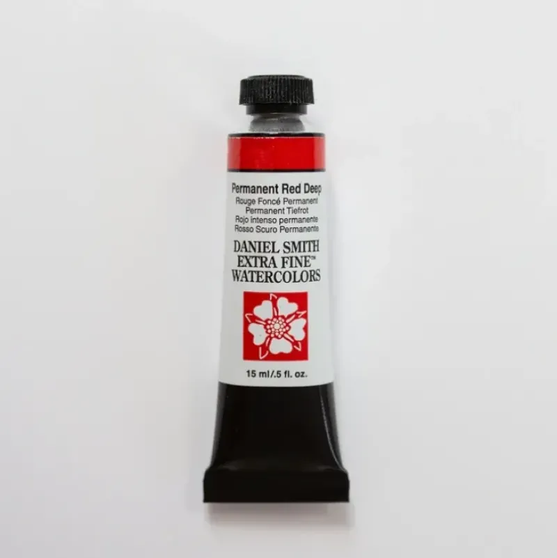 Daniel Smith Watercolor 15ml Extra Fine Permanent Red Deep 1 - Little Painter Art | Exploring the Endless Possibilities of Art| Pigment