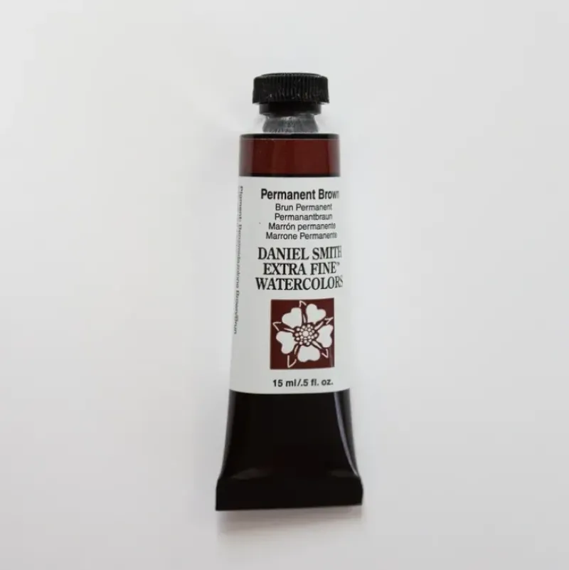 Daniel Smith Watercolor 15ml Extra Fine Permanent Brown 2 - Little Painter Art | Exploring the Endless Possibilities of Art| Pigment