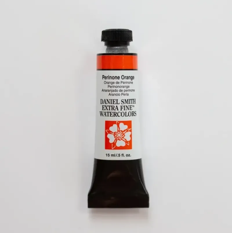 Daniel Smith Watercolor 15ml Extra Fine Perinone Orange 3 - Little Painter Art | Exploring the Endless Possibilities of Art| Pigment