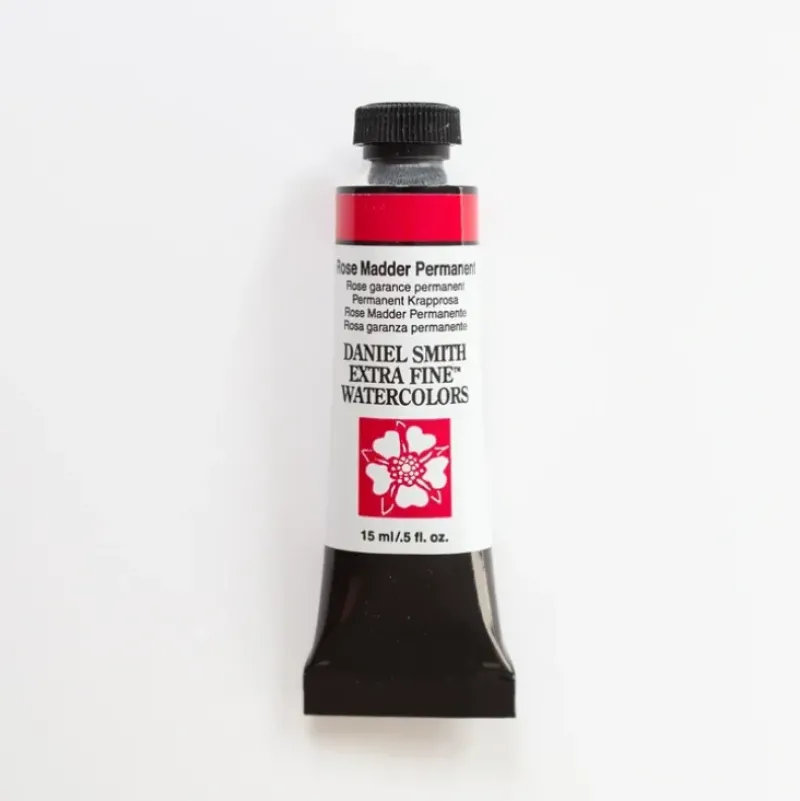 Daniel Smith Watercolor 15ml Extra Fine Rose Madder Permanent 2 - Little Painter Art | Exploring the Endless Possibilities of Art| Pigment