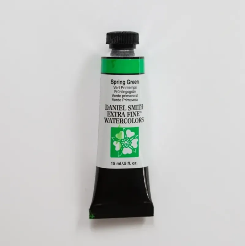 Daniel Smith Watercolor 15ml Extra Fine Spring Green 3 - Little Painter Art | Exploring the Endless Possibilities of Art| Pigment