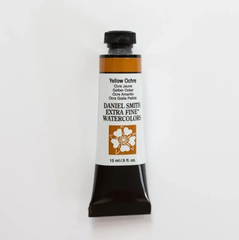 Daniel Smith Watercolor 15ml Extra Fine Yellow Ochre 1 - Little Painter Art | Exploring the Endless Possibilities of Art| Pigment