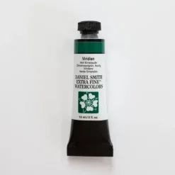 Daniel Smith Watercolor 15ml Extra Fine Viridian 2 - Little Painter Art | Exploring the Endless Possibilities of Art| Pigment