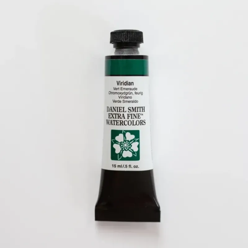 Daniel Smith Watercolor 15ml Extra Fine Viridian 2 - Little Painter Art | Exploring the Endless Possibilities of Art| Pigment