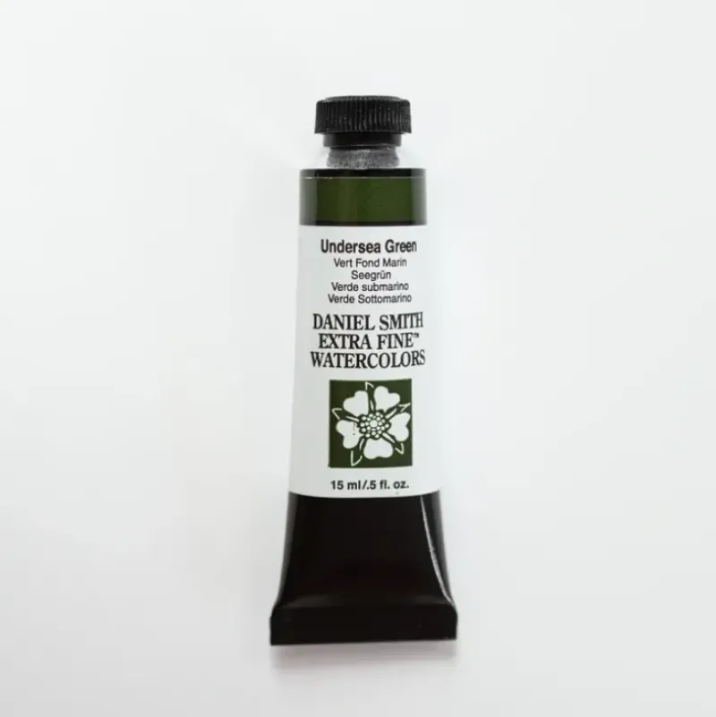 Daniel Smith Watercolor 15ml Extra Fine Undersea Green 1 - Little Painter Art | Exploring the Endless Possibilities of Art| Pigment