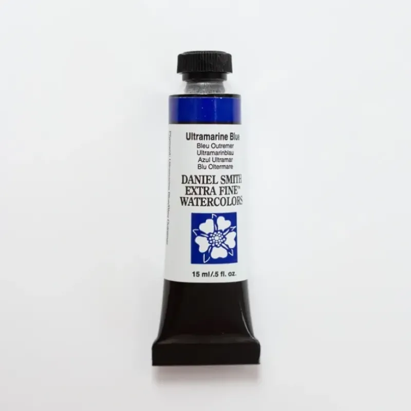 Daniel Smith Watercolor 15ml Extra Fine Ultramarine Blue 1 - Little Painter Art | Exploring the Endless Possibilities of Art| Pigment