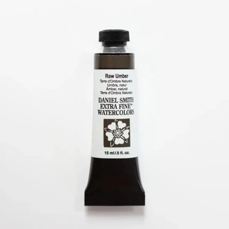 Daniel Smith Watercolor 15ml Extra Fine Raw Umber 1 - Little Painter Art | Exploring the Endless Possibilities of Art| Pigment