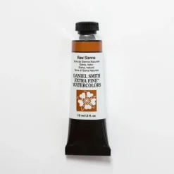 Daniel Smith Watercolor 15ml Extra Fine Raw Sienna 1 - Little Painter Art | Exploring the Endless Possibilities of Art| Pigment
