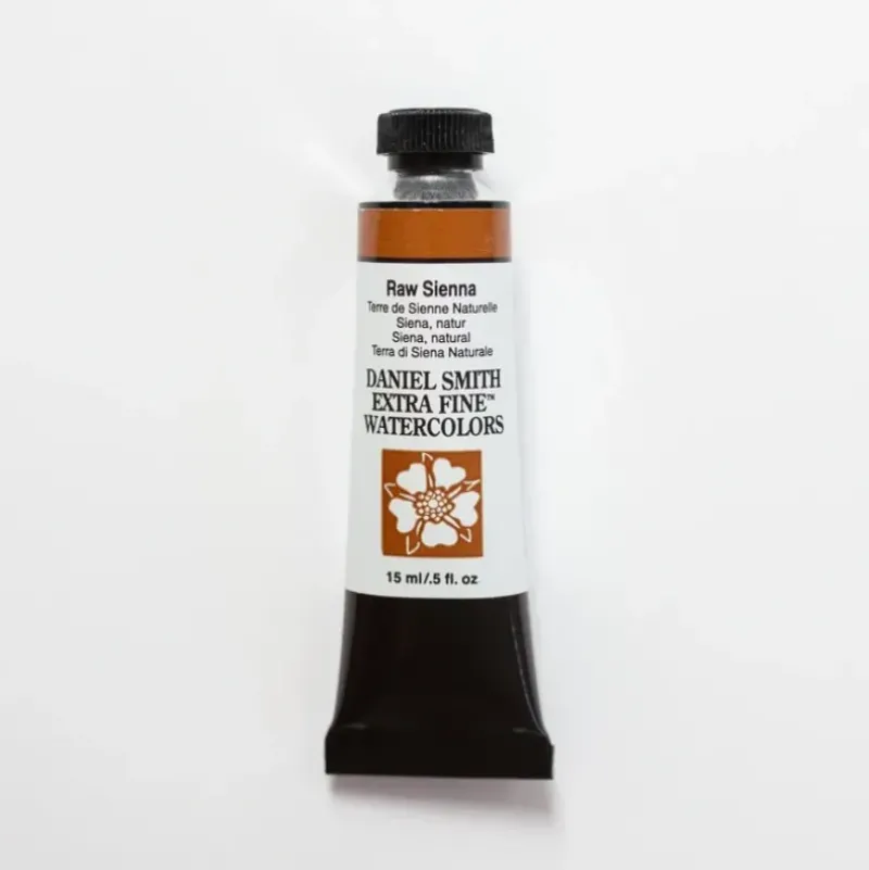 Daniel Smith Watercolor 15ml Extra Fine Raw Sienna 1 - Little Painter Art | Exploring the Endless Possibilities of Art| Pigment