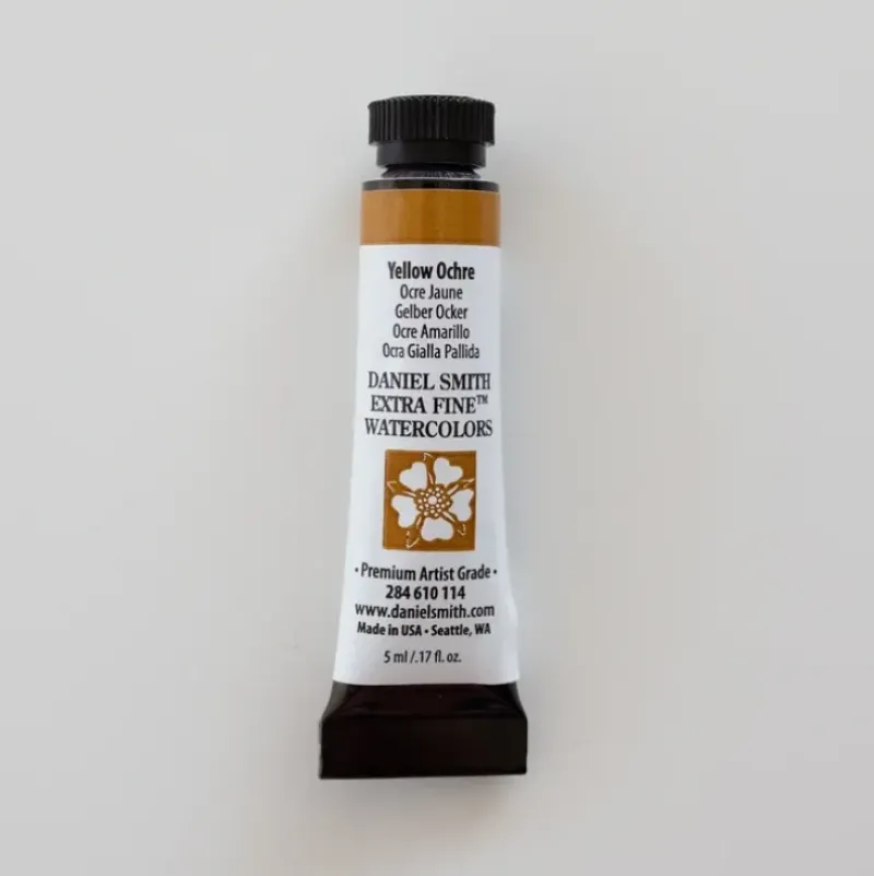 Daniel Smith Watercolor 5ml extra fine Yellow Ochre 1 - Little Painter Art | Exploring the Endless Possibilities of Art| Pigment