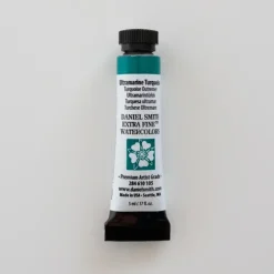Daniel Smith Watercolor 5ml extra fine Ultramarine Turquoise 1 - Little Painter Art | Exploring the Endless Possibilities of Art| Pigment