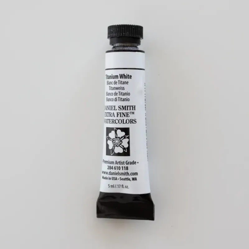 Daniel Smith Watercolor 5ml extra fine Titanium White 1 - Little Painter Art | Exploring the Endless Possibilities of Art| Pigment