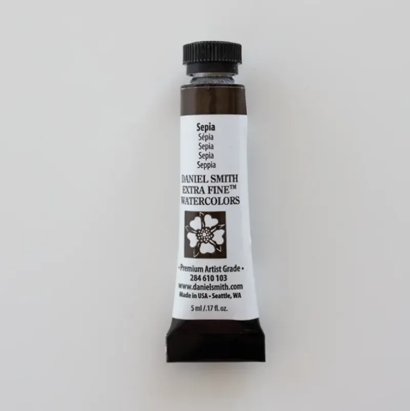 Daniel Smith Watercolor 5ml extra fine Sepia 1 - Little Painter Art | Exploring the Endless Possibilities of Art| Pigment