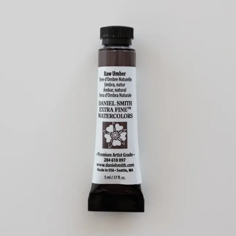Daniel Smith Watercolor 5ml extra fine Raw Umber 1 - Little Painter Art | Exploring the Endless Possibilities of Art| Pigment