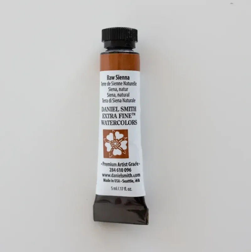 Daniel Smith Watercolor 5ml extra fine Raw Sienna 1 - Little Painter Art | Exploring the Endless Possibilities of Art| Pigment