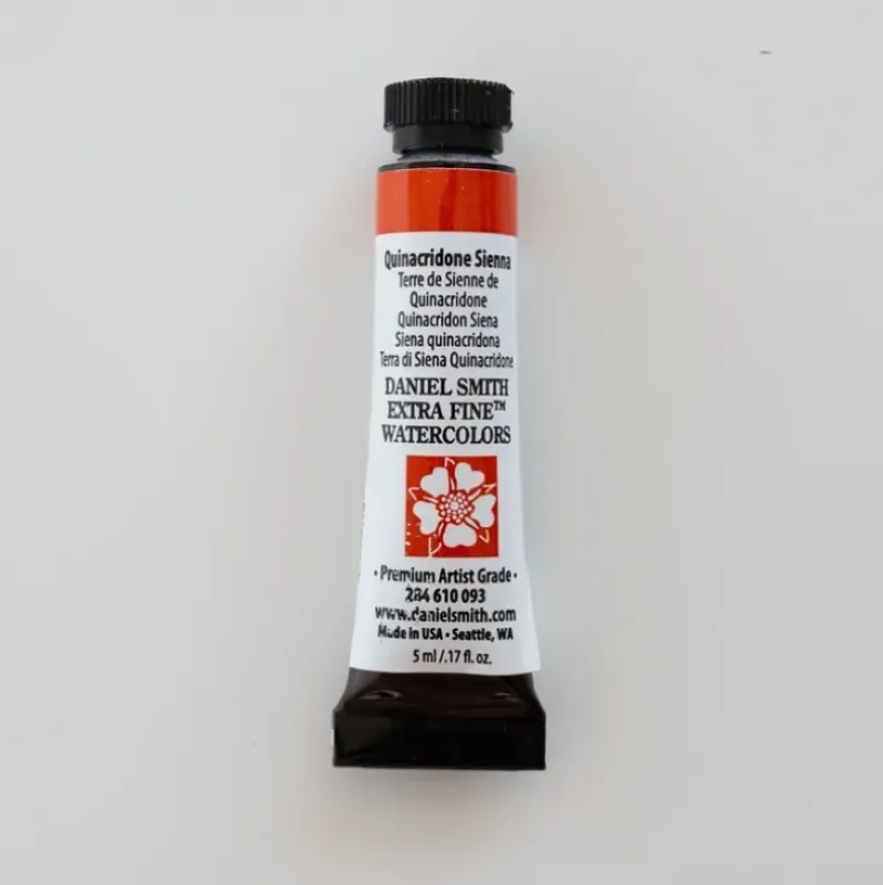 Daniel Smith Watercolor 5ml extra fine Quinacridone Sienna 2 - Little Painter Art | Exploring the Endless Possibilities of Art| Pigment