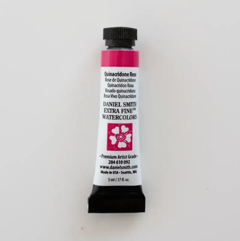 Daniel Smith Watercolor 5ml extra fine Quinacridone Rose 2 - Little Painter Art | Exploring the Endless Possibilities of Art| Pigment