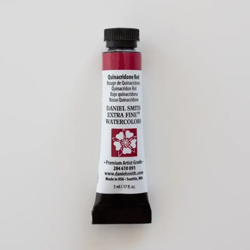 Daniel Smith Watercolor 5ml extra fine Quinacridone Red 2 - Little Painter Art | Exploring the Endless Possibilities of Art| Pigment