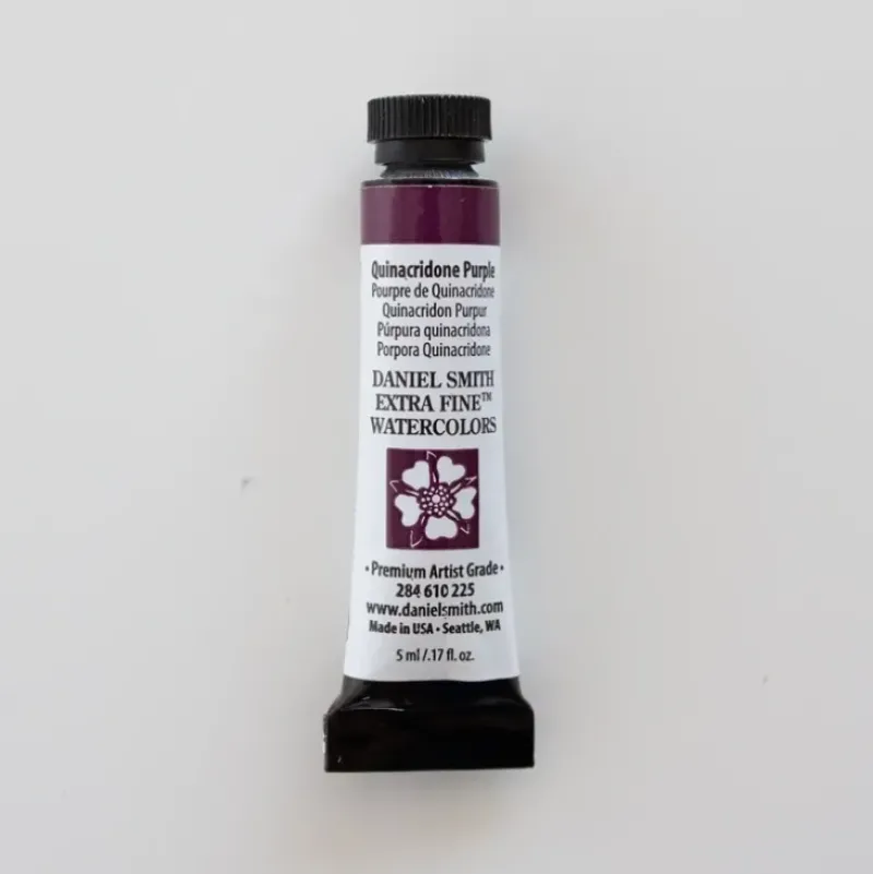 Daniel Smith Watercolor 5ml extra fine Quinacridone Purple 2 - Little Painter Art | Exploring the Endless Possibilities of Art| Pigment