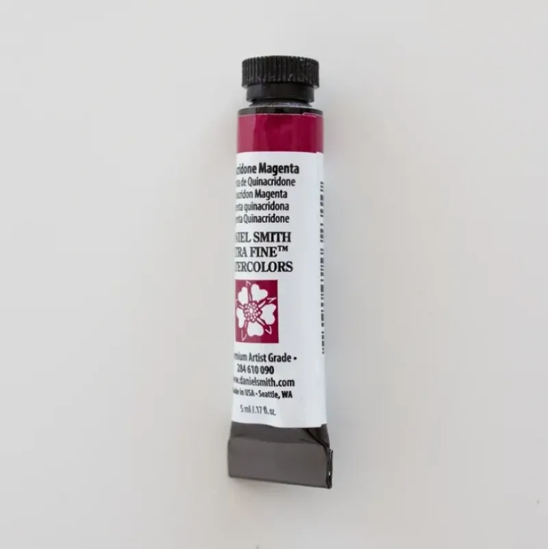 Daniel Smith Watercolor 5ml extra fine Quinacridone Magenta 2 - Little Painter Art | Exploring the Endless Possibilities of Art| Pigment