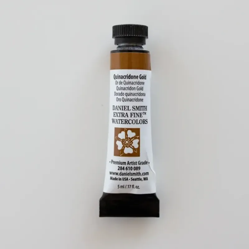 Daniel Smith Watercolor 5ml extra fine Quinacridone Gold 2 - Little Painter Art | Exploring the Endless Possibilities of Art| Pigment