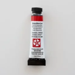Daniel Smith Watercolor 5ml extra fine Quinacridone Coral 2 - Little Painter Art | Exploring the Endless Possibilities of Art| Pigment