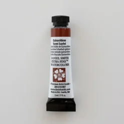 Daniel Smith Watercolor 5ml extra fine Quinacridone Burnt Scarlet 2 - Little Painter Art | Exploring the Endless Possibilities of Art| Pigment