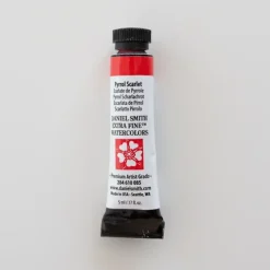 Daniel Smith Watercolor 5ml extra fine Pyrrol Scarlet 3 - Little Painter Art | Exploring the Endless Possibilities of Art| Pigment