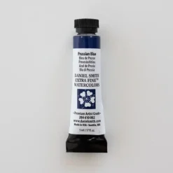 Daniel Smith Watercolor 5ml extra fine Prussian Blue 1 - Little Painter Art | Exploring the Endless Possibilities of Art| Pigment