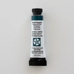 Daniel Smith Watercolor 5ml extra fine Phthalo Turquoise 1 - Little Painter Art | Exploring the Endless Possibilities of Art| Pigment