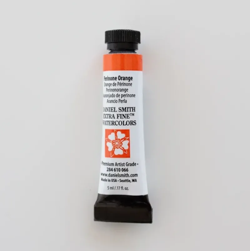 Daniel Smith Watercolor 5ml extra fine Perinone Orange - Little Painter Art | Exploring the Endless Possibilities of Art| Pigment