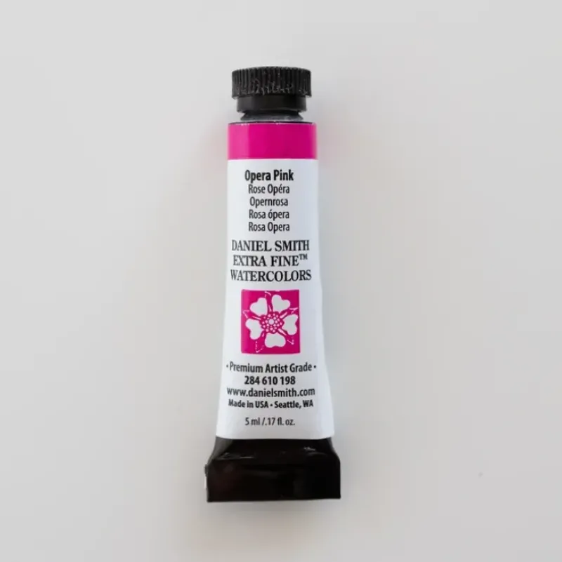 Daniel Smith Watercolor 5ml extra fine Opera Pink 1 - Little Painter Art | Exploring the Endless Possibilities of Art| Pigment