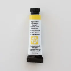 Daniel Smith Watercolor 5ml extra fine Naples Yellow 1 - Little Painter Art | Exploring the Endless Possibilities of Art| Pigment