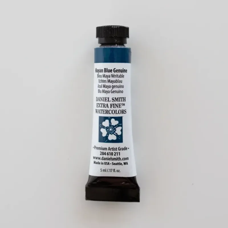 Daniel Smith Watercolor 5ml Primatek Mayan Blue Genuine 3 - Little Painter Art | Exploring the Endless Possibilities of Art| Pigment