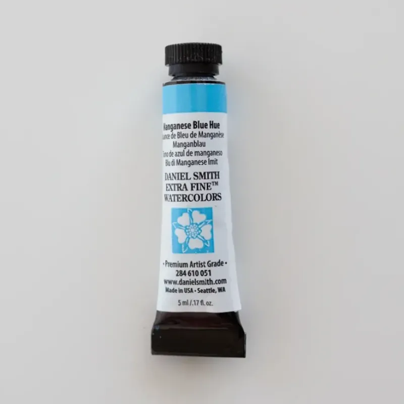 Daniel Smith Watercolor 5ml extra fine Manganese Blue Hue 1 - Little Painter Art | Exploring the Endless Possibilities of Art| Pigment
