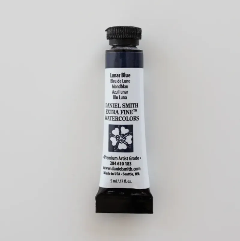 Daniel Smith Watercolor 5ml extra fine Lunar Blue 2 - Little Painter Art | Exploring the Endless Possibilities of Art| Pigment