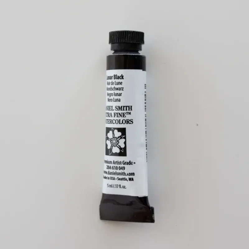 Daniel Smith Watercolor 5ml extra fine Lunar Black 1 - Little Painter Art | Exploring the Endless Possibilities of Art| Pigment