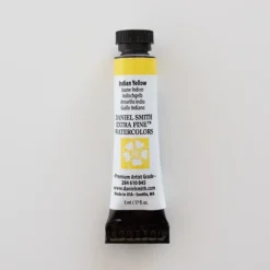 Daniel Smith Watercolor 5ml extra fine Indian Yellow 3 - Little Painter Art | Exploring the Endless Possibilities of Art| Pigment
