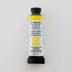 Daniel Smith Watercolor 5ml extra fine Hansa Yellow Medium 2 - Little Painter Art | Exploring the Endless Possibilities of Art| Pigment