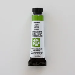 Daniel Smith Watercolor 5ml extra fine Green Gold 2 - Little Painter Art | Exploring the Endless Possibilities of Art| Pigment