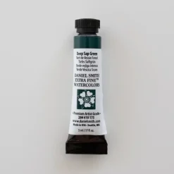 Daniel Smith Watercolor 5ml extra fine Deep Sap Green 2 - Little Painter Art | Exploring the Endless Possibilities of Art| Pigment