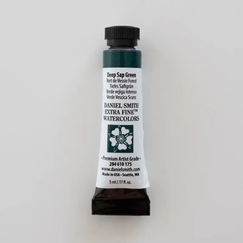 Daniel Smith Watercolor 5ml extra fine Deep Sap Green 2 - Little Painter Art | Exploring the Endless Possibilities of Art| Pigment