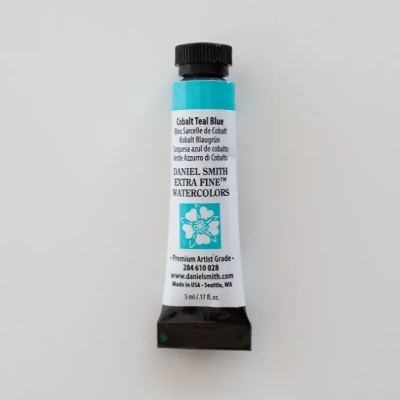 Daniel Smith Watercolor 5ml extra fine Cobalt Teal Blue 2 - Little Painter Art | Exploring the Endless Possibilities of Art| Pigment