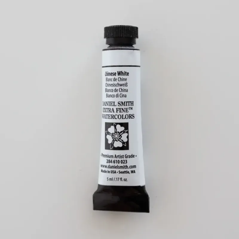 Daniel Smith Watercolor 5ml extra fine Chinese White 1 - Little Painter Art | Exploring the Endless Possibilities of Art| Pigment