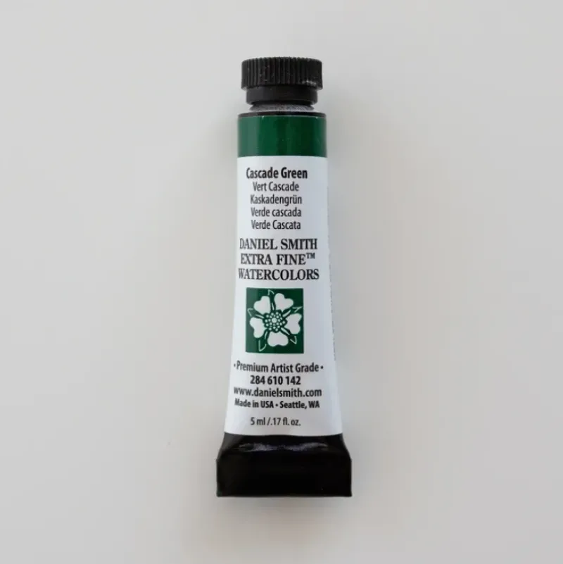 Daniel Smith Watercolor 5ml extra fine Cascade Green 1 - Little Painter Art | Exploring the Endless Possibilities of Art| Pigment