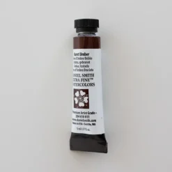 Daniel Smith Watercolor 5ml extra fine Burnt Umber 1 - Little Painter Art | Exploring the Endless Possibilities of Art| Pigment