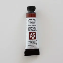 Daniel Smith Watercolor 5ml extra fine Burnt Sienna 1 - Little Painter Art | Exploring the Endless Possibilities of Art| Pigment
