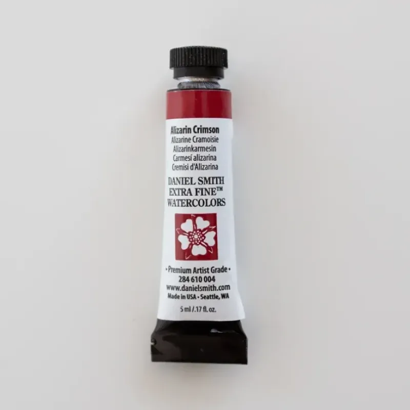 Daniel Smith Watercolor 5ml extra fine Alizarin Crimson 1 - Little Painter Art | Exploring the Endless Possibilities of Art| Pigment